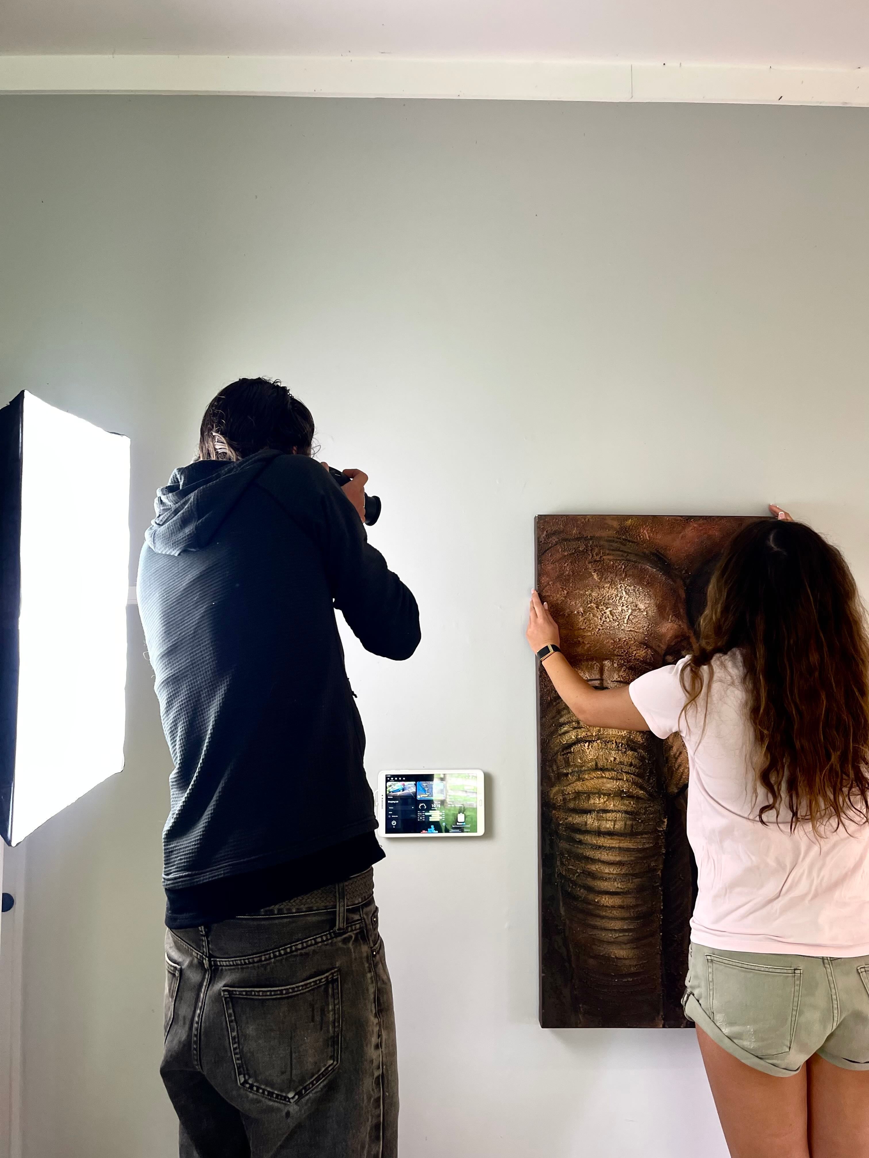 How to Stop Canvas Art Moving or Tilting on the Wall | wallCLIXX™ Case Study