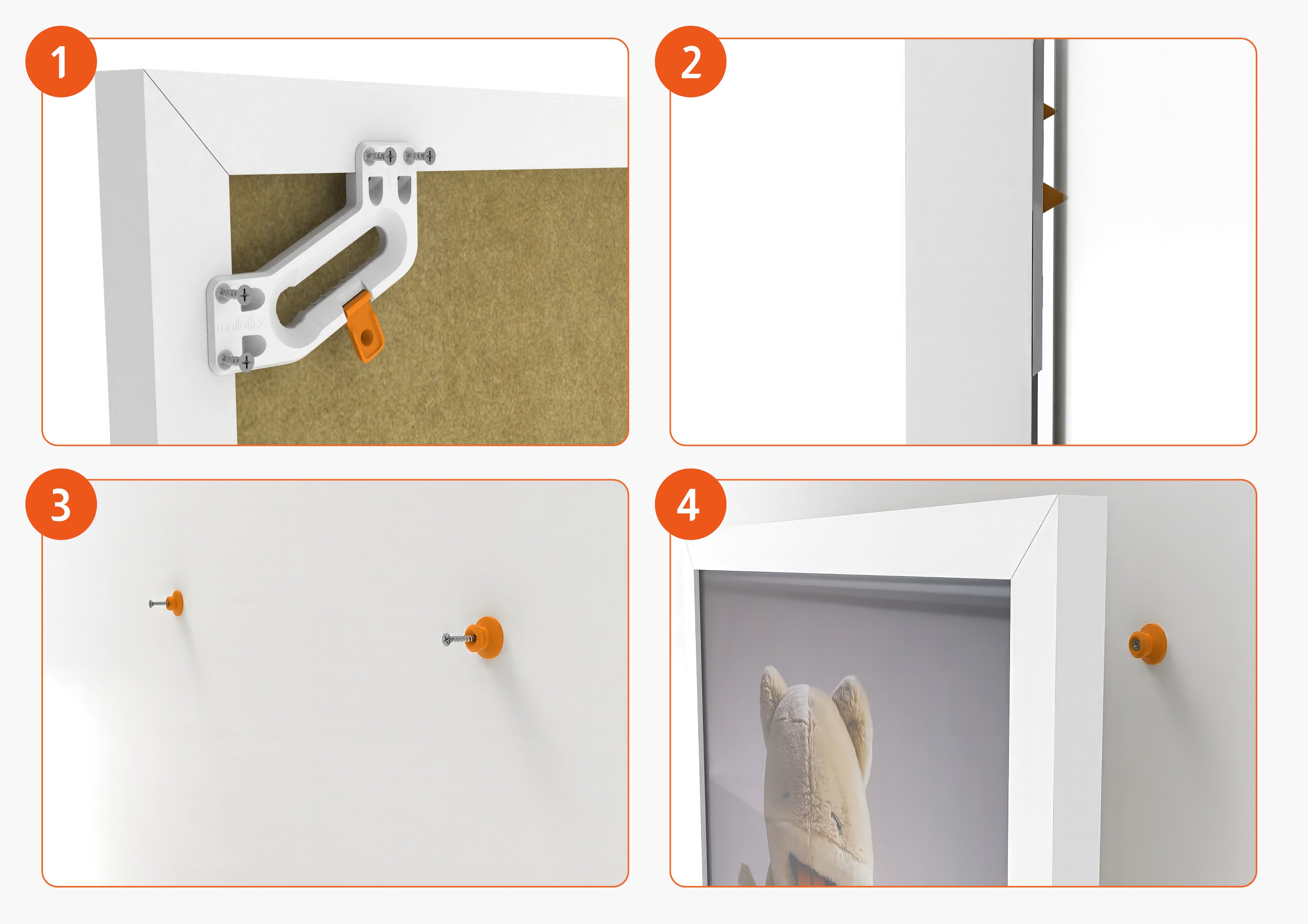 wallCLIXX™ Hero Set - Adjustable Picture Hanging System
