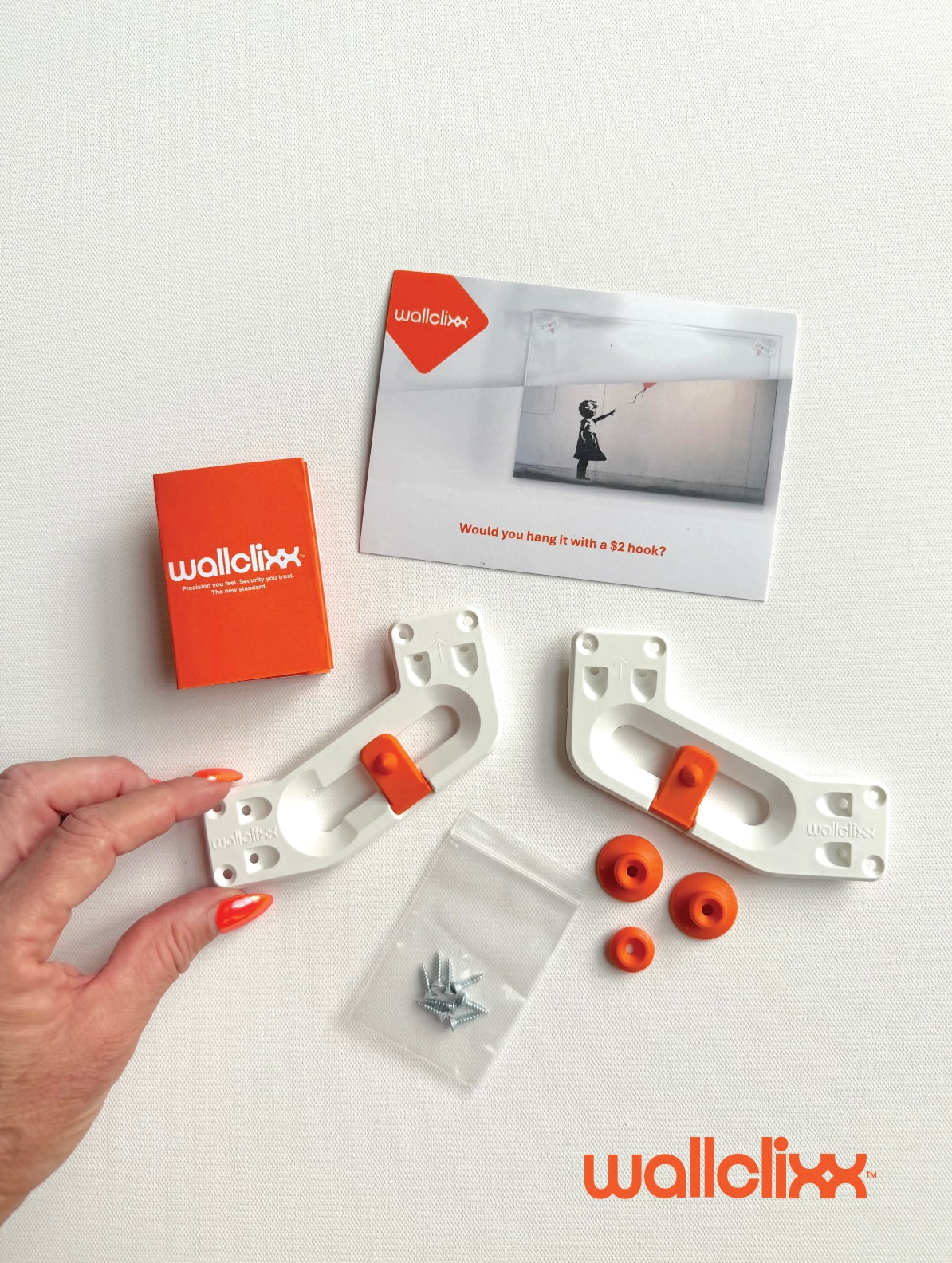 wallCLIXX™ Hero Set - Adjustable Picture Hanging System