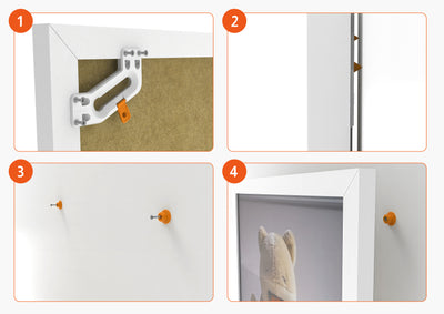wallCLIXX™ Hero Set - Adjustable Picture Hanging System