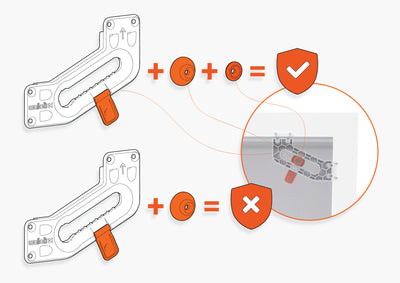 wallCLIXX™ Hero Set - Adjustable Picture Hanging System